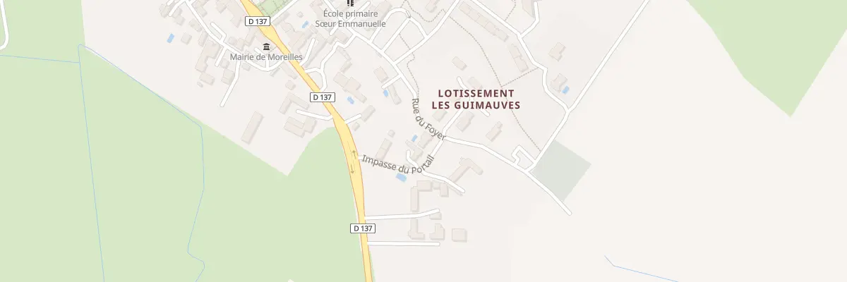 Plan du 5 Imp du Portail à Moreilles