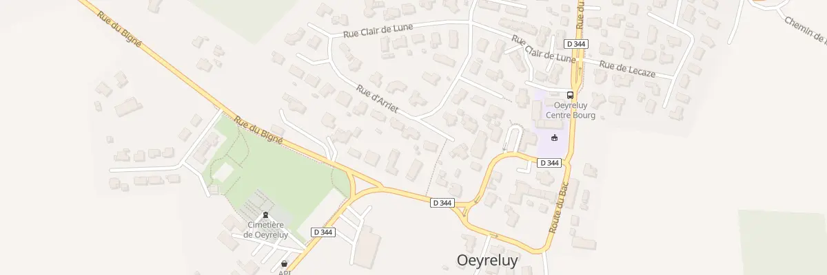 Plan du 201 Rue d’Arriet à Oeyreluy