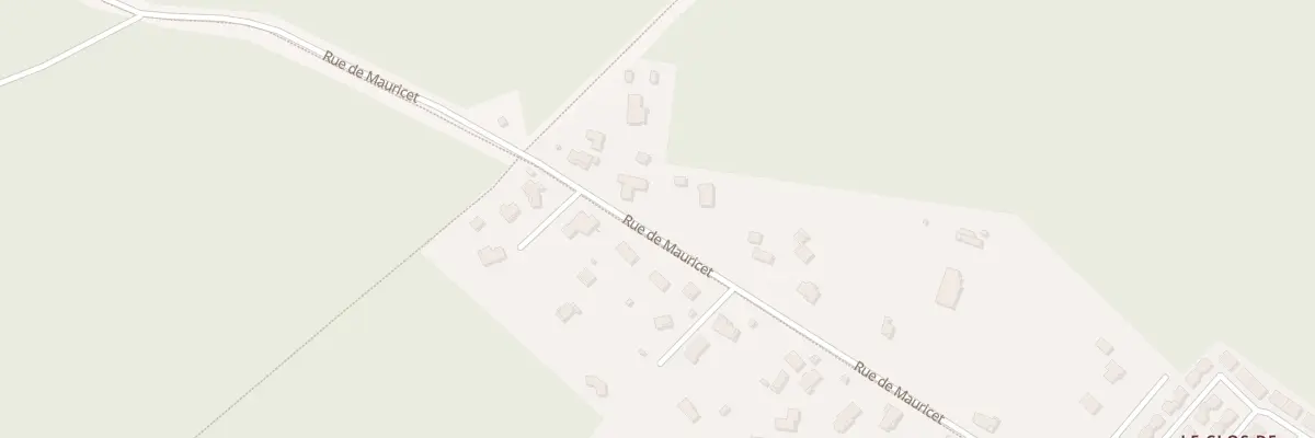 Plan du 57 Rue de Mauricet à Hourtin
