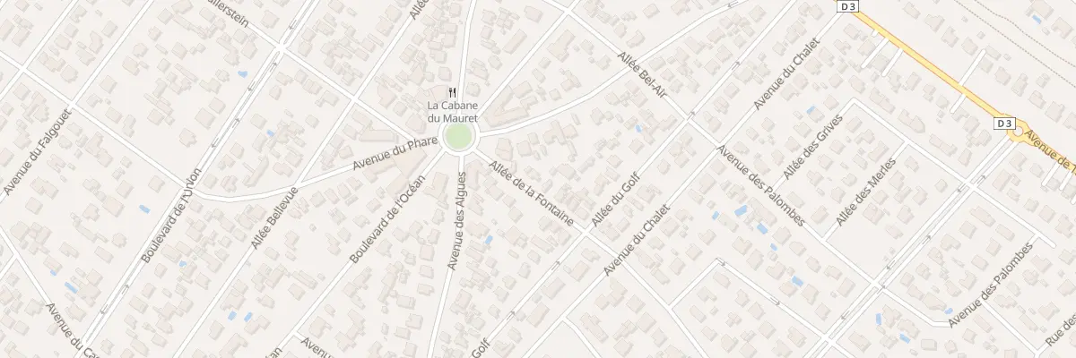 Plan du 10 All de la Fontaine à Andernos-les-Bains