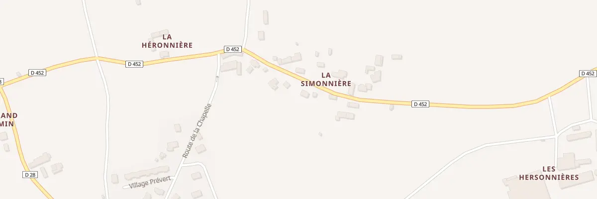 Plan du 8 La Simonniere - Fervaches à Tessy-Bocage