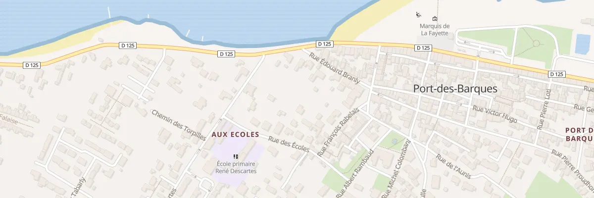 Plan du 15 Rue Edouard Branly à Port-des-Barques