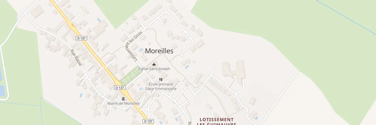 Plan du 23 Lot Les Groix à Moreilles