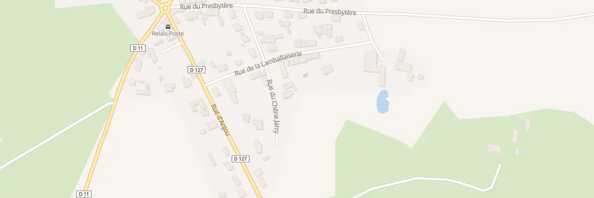 Plan du 3 Rue du Chêne Jarry à Laubrières