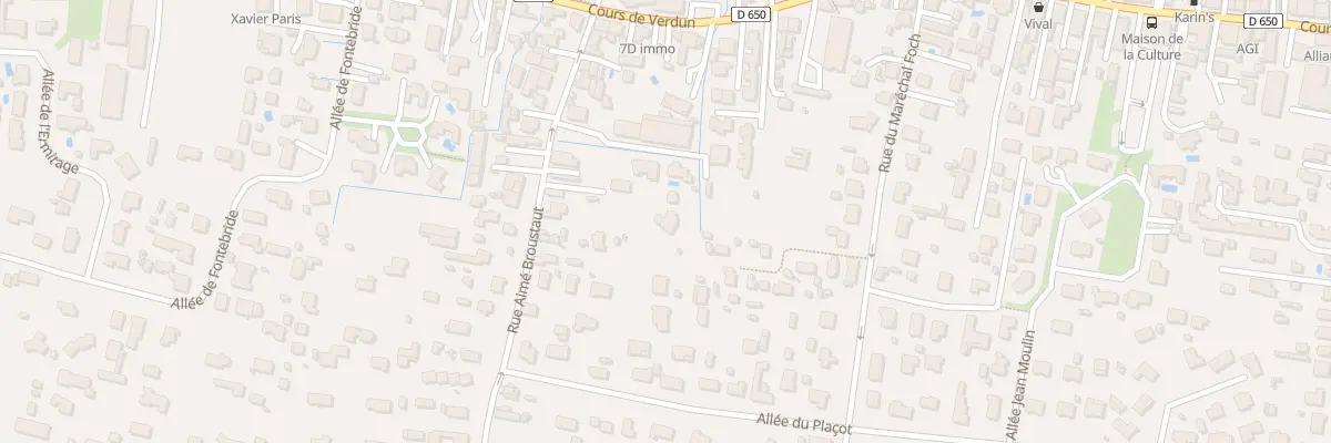 Plan du 15B Rue Aime Broustaut à Gujan-Mestras