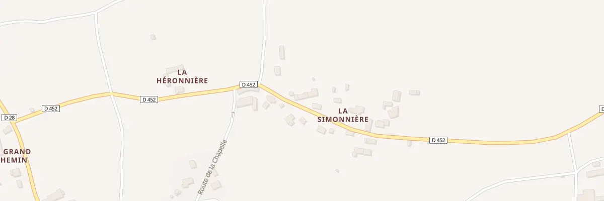 Plan du 3 La Simonniere - Fervaches à Tessy-Bocage