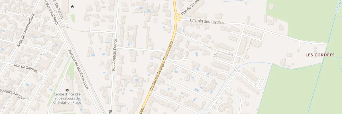 Plan du 41 Bd Georges Clémenceau à Châtelaillon-Plage