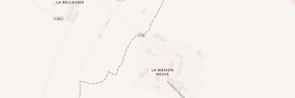 Plan du 5001 La Maison Neuve à Baudre