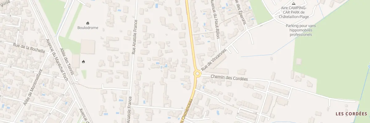 Plan du 26 Bd Georges Clémenceau à Châtelaillon-Plage