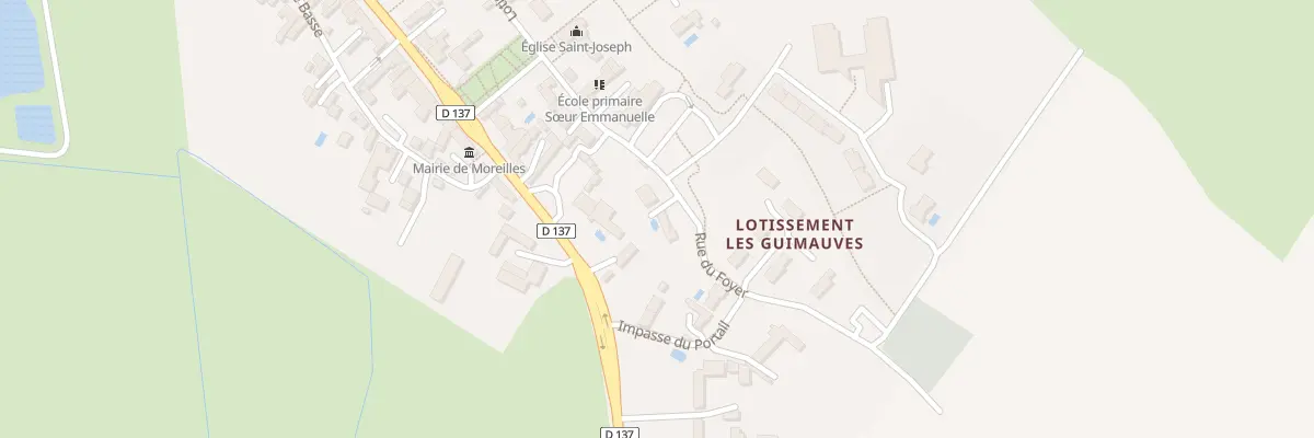 Plan du 8 Rue du foyer à Moreilles
