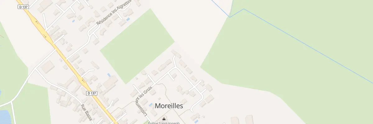 Plan du 8 Lot Les Groix à Moreilles