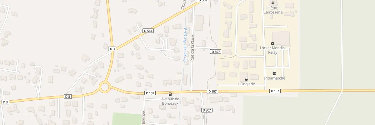 Plan du 3 Rue de la Gare au Porge