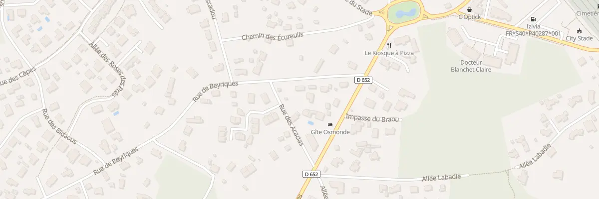Plan du 127 Rue de Beyriques à Sanguinet