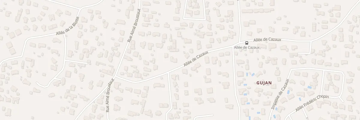 Plan du 44D All de Cazaux à Gujan-Mestras