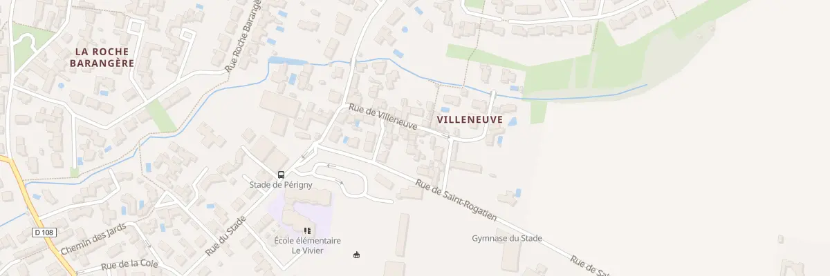 Plan du 16A Rue de Villeneuve à Périgny