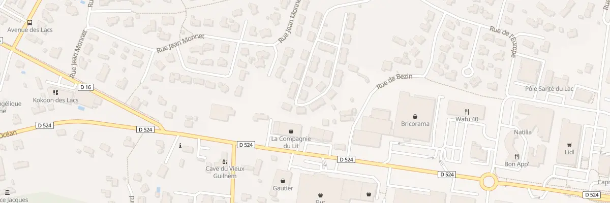 Plan du 530 Rue de l’Europe à Saint-Paul-lès-Dax