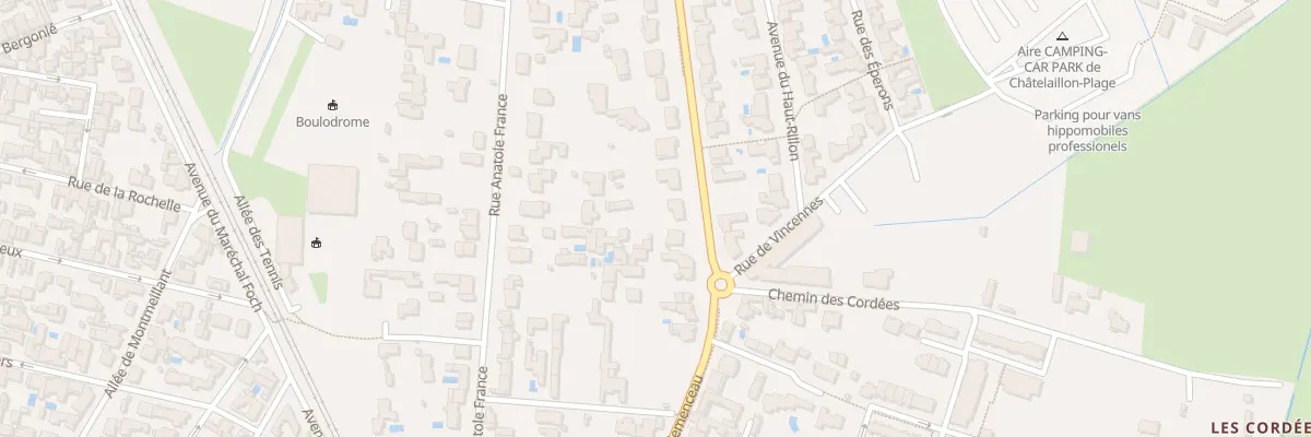 Plan du 24 Bd Georges Clémenceau à Châtelaillon-Plage