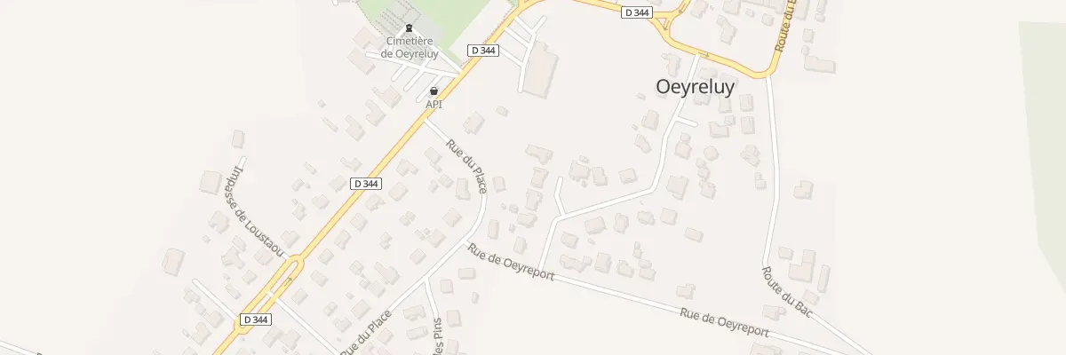 Plan du 7 Rue d’Aouque à Oeyreluy
