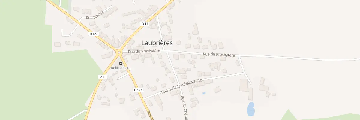 Plan du 4 Rue du Presbytère à Laubrières
