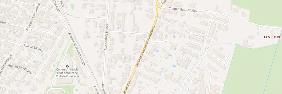 Plan du 46 Bd Georges Clémenceau à Châtelaillon-Plage