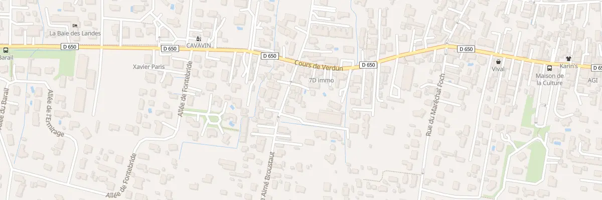 Plan du 7T Rue Aime Broustaut à Gujan-Mestras
