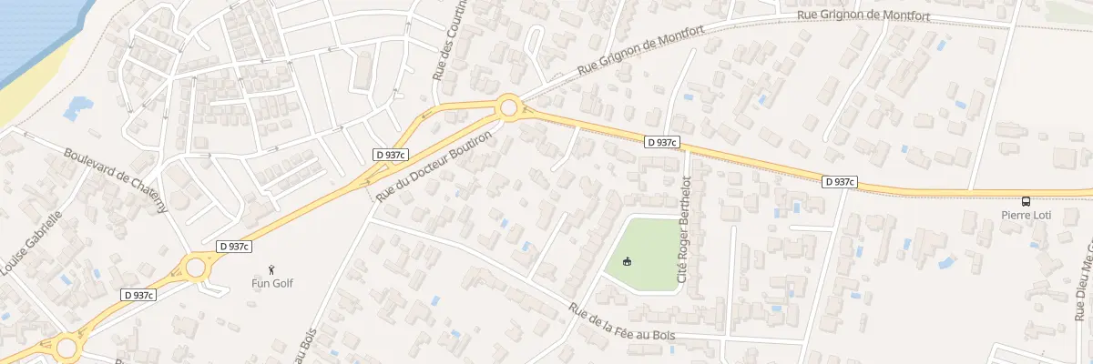 Plan du 3Q Rue Pierre Loti à Fouras