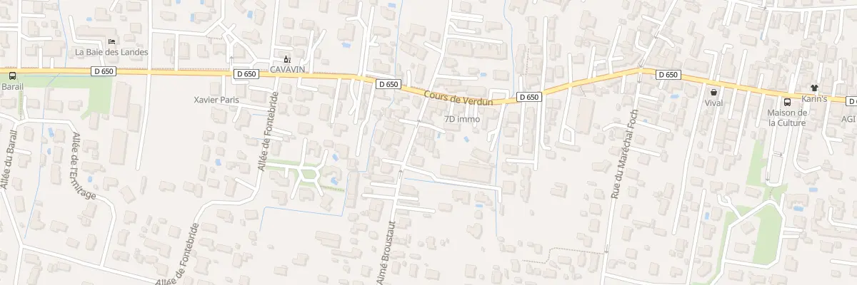 Plan du 7B Rue Aime Broustaut à Gujan-Mestras