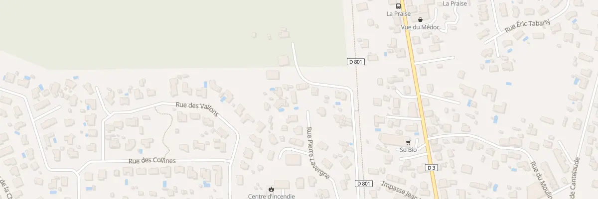 Plan du 21 Rue Pierre Lavergne à Lacanau