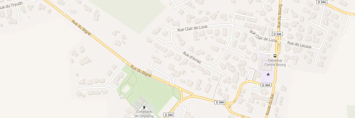 Plan du 223A Rue d’Arriet à Oeyreluy