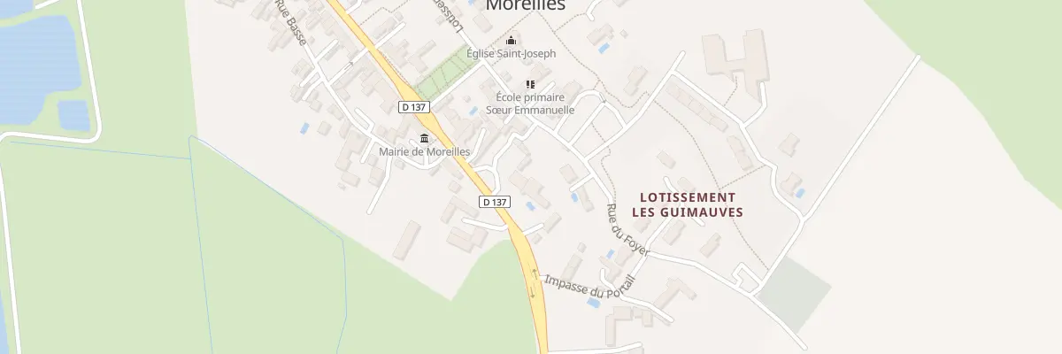 Plan du 8 Rue nationale à Moreilles