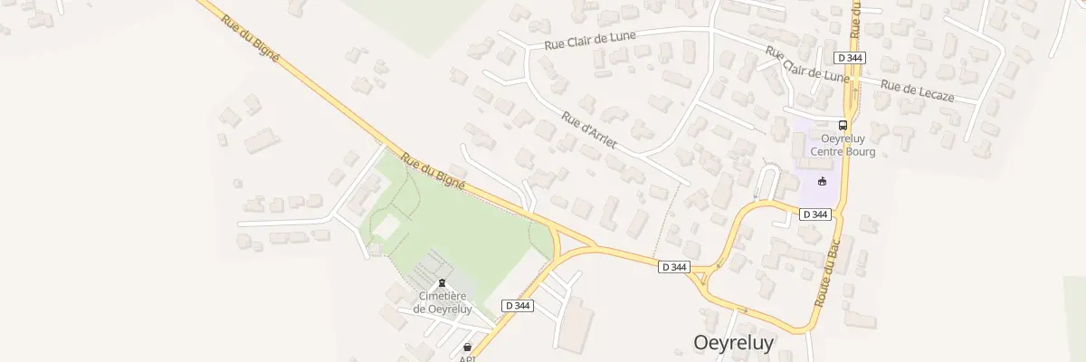 Plan du 765 Rue du Bigne à Oeyreluy