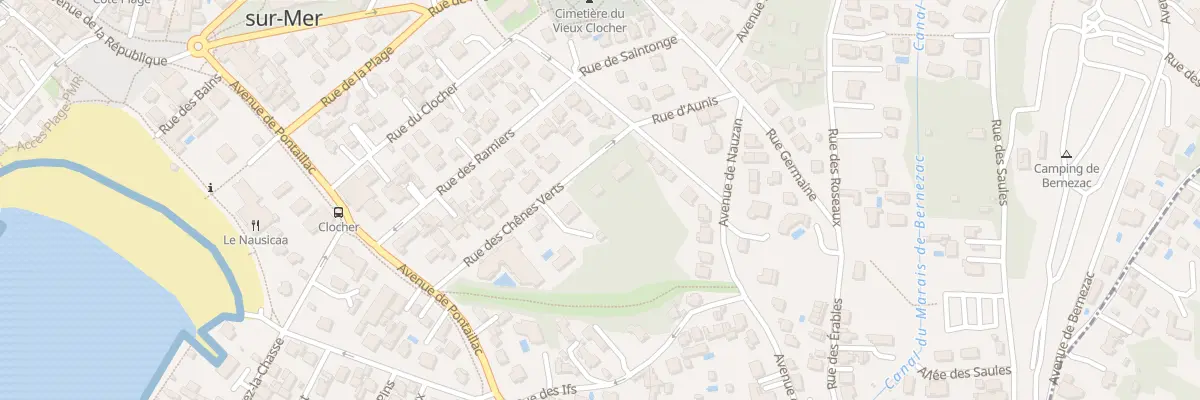Plan du 7 Rue des Chênes Verts à Saint-Palais-sur-Mer
