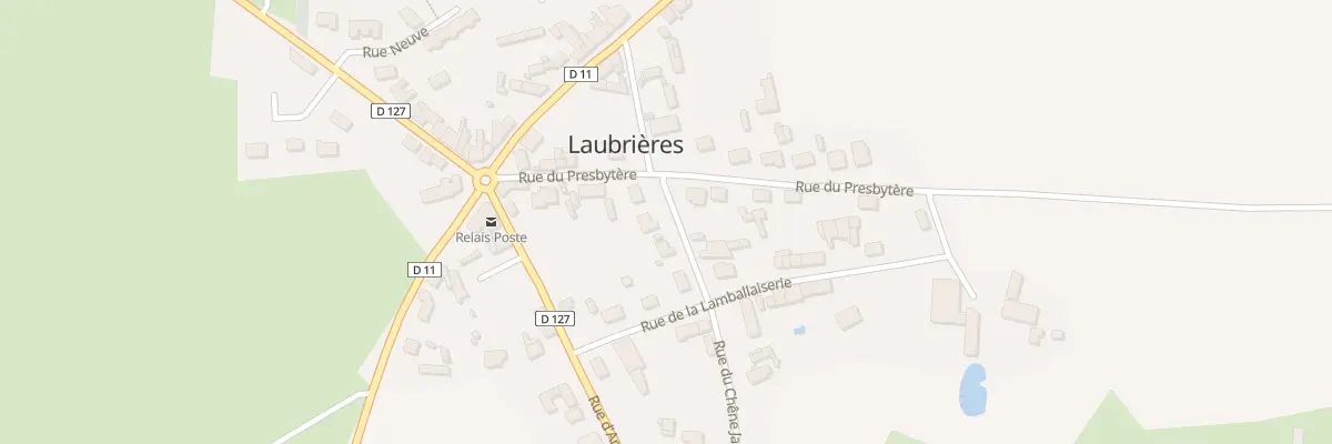 Plan du 6 Rue du Chêne Jarry à Laubrières