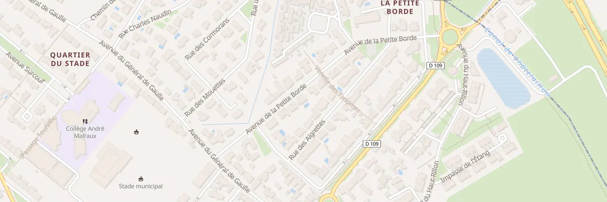 Plan du 14 Av de la Petite Borde à Châtelaillon-Plage