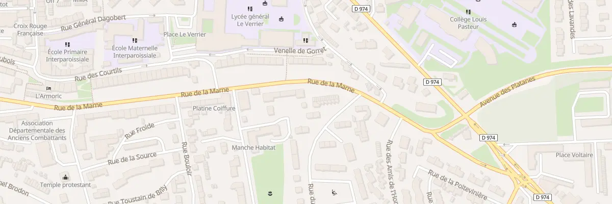 Plan du 116 Rue de la Marne à Saint-Lô
