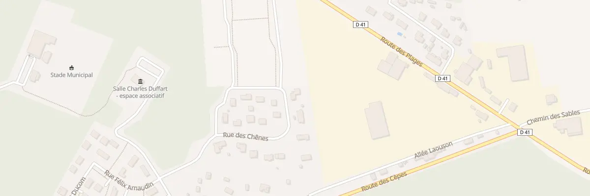 Plan du 200 Rue des Chênes à Lesperon
