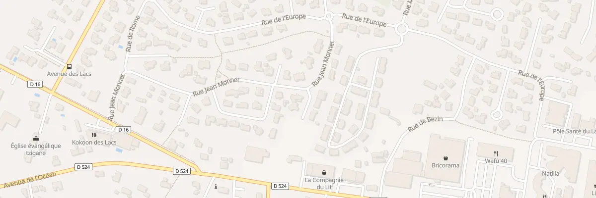 Plan du 410 Rue Jean Monnet à Saint-Paul-lès-Dax