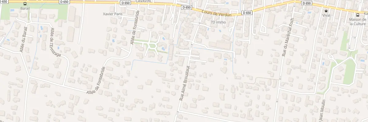 Plan du 22 Rue Aime Broustaut à Gujan-Mestras