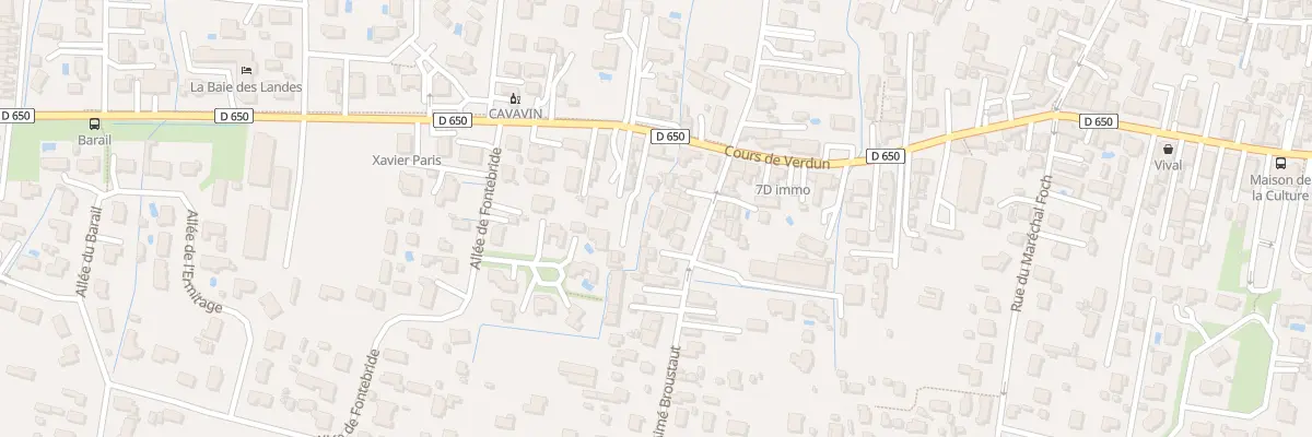 Plan du 6B Rue Aime Broustaut à Gujan-Mestras