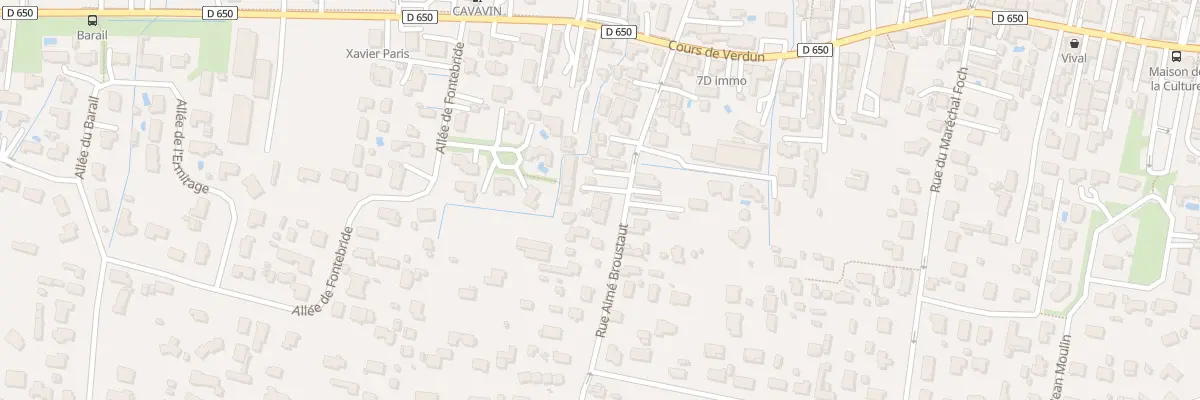 Plan du 20 Rue Aime Broustaut à Gujan-Mestras