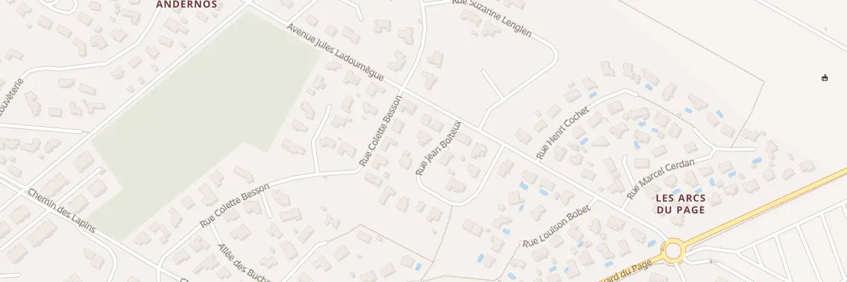 Plan du 21 Rue Jean Boiteux à Andernos-les-Bains