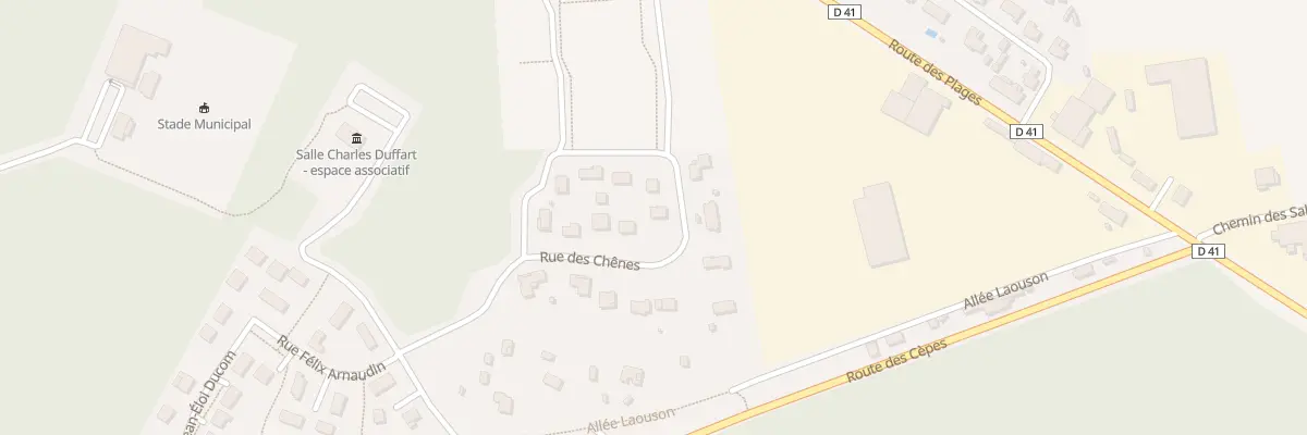 Plan du 193 Rue des Chênes à Lesperon