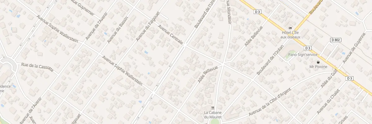 Plan du 52B Bd de l’Union à Andernos-les-Bains