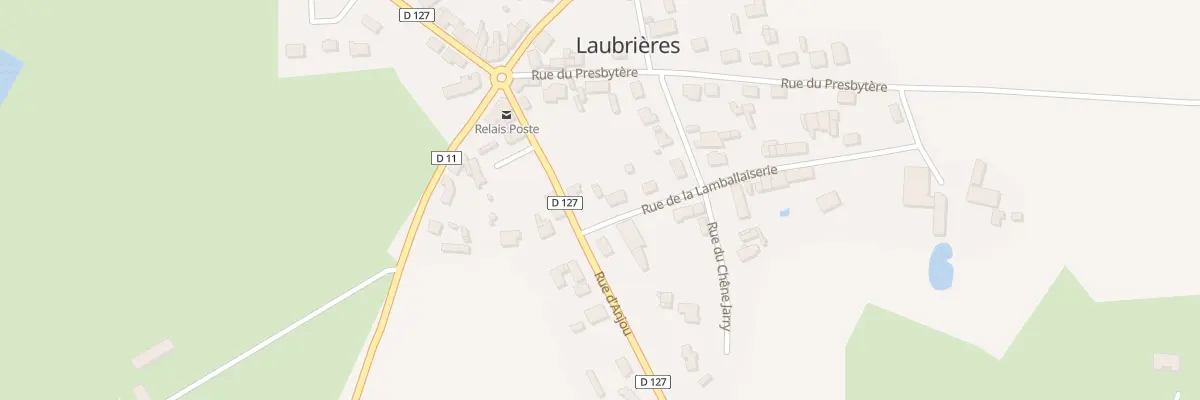 Plan du 3 Rue d’Anjou à Laubrières