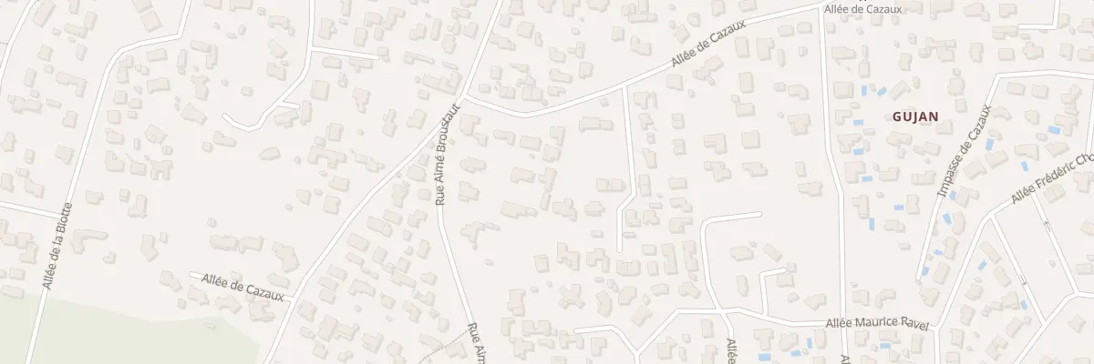 Plan du 93B Rue Aime Broustaut à Gujan-Mestras