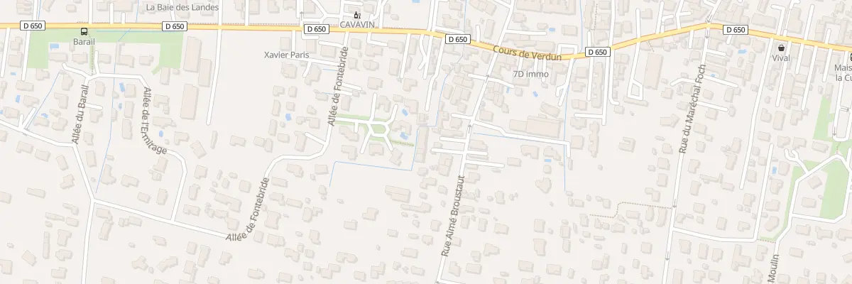 Plan du 18C Rue Aime Broustaut à Gujan-Mestras