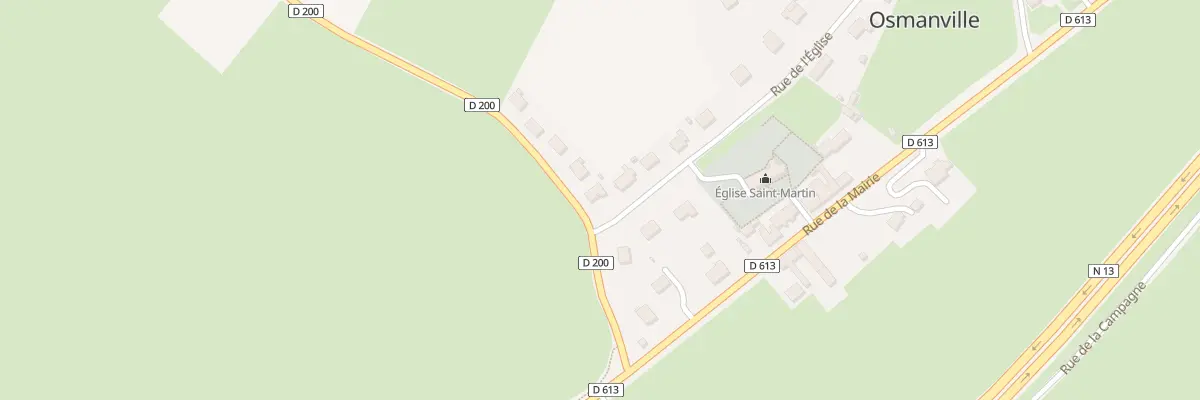 Plan du 18 Rue de l’Église à Osmanville