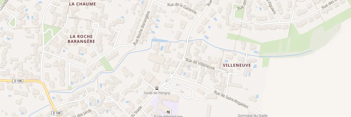Plan du 41 Rue du Stade à Périgny