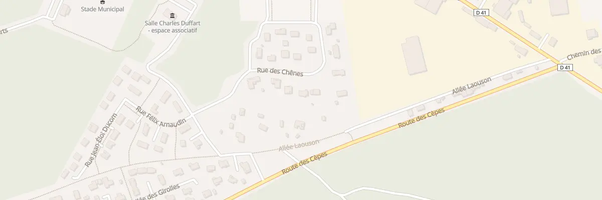 Plan du 148 Rue des Chênes à Lesperon