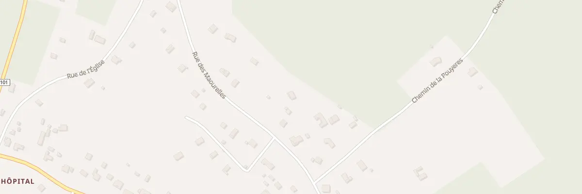 Plan du 15 Rue des Maourelles à Grayan-et-l’Hôpital